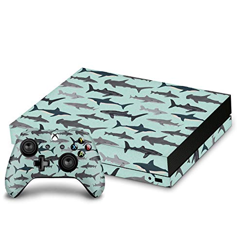 Autocollant Xbox One X requins pour sublimer votre espace gaming
