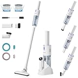 掃除機 コードレス 【2025革新版】 28000強力吸引 40分間連続稼働 軽量 収納スタンド付 Type-C充電式 ハンディ スティッククリーナー LEACCOHOME vacuum cleaner cordless そうじき 電気掃除機 多種類ノズル 一人暮らし 家庭用 車用 PSE認証済み 最長36ヶ月保証