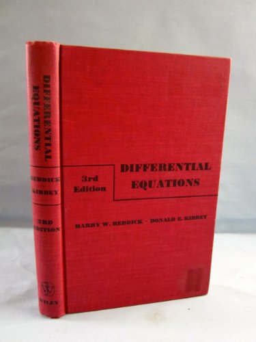 Elementary Differential Equations, 3rd Edition; B00JCV6ZL6 Book Cover