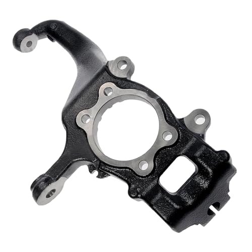Image of Detroit Axle - Front Left Steering Knuckle for 2005-2019 Nissan Frontier 2005-2012 Pathfinder Xterra Driver Side Steering Knuckle Assembly 2006 2007 2008 2009 2010 2011 Replacement