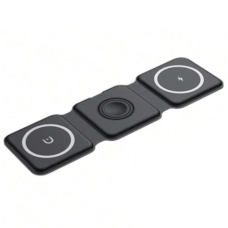 Chargeur magnétique sans fil 3 en 1 pliable pour libérer votre espace de travail et table de chevet