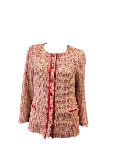 Veste rouge Carla Ferroni taille L pour femme élégante