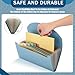 Harloon 2 Pack 13 Pockets Expanding File Folder and Cover Folder with Labels Mini Expandable File Organizer Wallet Document Organizer for Office, Home(Pink, Blue)