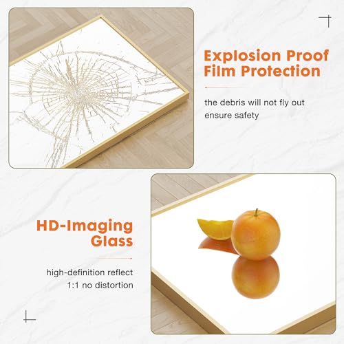 Image of DUMOS Full Length Mirror 59 inchx17 inch Full Body Floor Mirror for Bedroom or Cloakroom, Can Stand Alone, Hang or Lean Against Wall, Tall Wall Mirrors with Stand and Sleek Aluminum Alloy Thin Frame