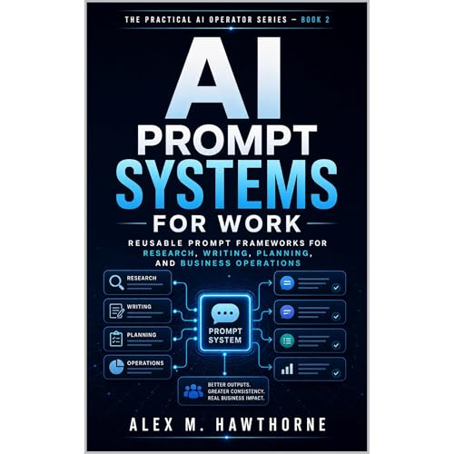 AI Prompt Systems for Work Audiolibro Por Alex Hawthorne arte de portada