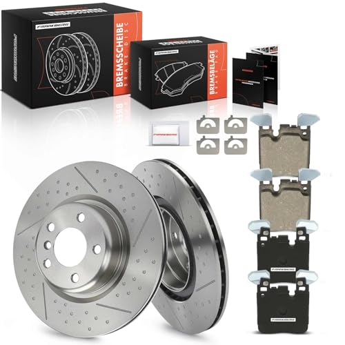 Rotors de frein arrière 345 mm Frankberg avec patins pour un freinage stable 2010-2019