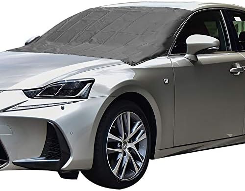 UOTJCNR Magnetic Windshield Snow Frost Ice Cover Sunshade Snow Covers with Magnet Edges Fits Most Car, SUV, Truck, Van or Automobile