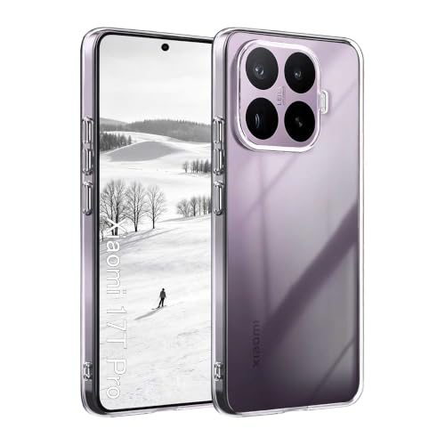 Nutmeg �Ή� Xiaomi 17T Pro �p �P�[�X �N���A �ω��� �ϏՌ� ���^ �w��h�~ �\�t�g �V���I�~17t pro �ی�P�[�X �y�� �X�}�z�J�o�[ �X�g���b�v�z�[���t�� �S�ʕی� �����h�~ ����