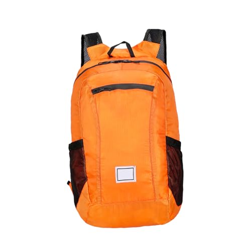 Mochila deportiva impermeable YARNOW ligera y plegable naranja miniatura 4