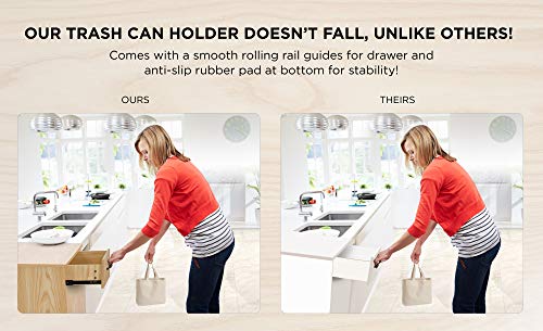 Flybold DDRPL000094 Tilt Out Trash Bin Cabinet Tilt Out Trash Can Cabinet Hide Away Kitchen Island Wooden Trash Can thumb #3