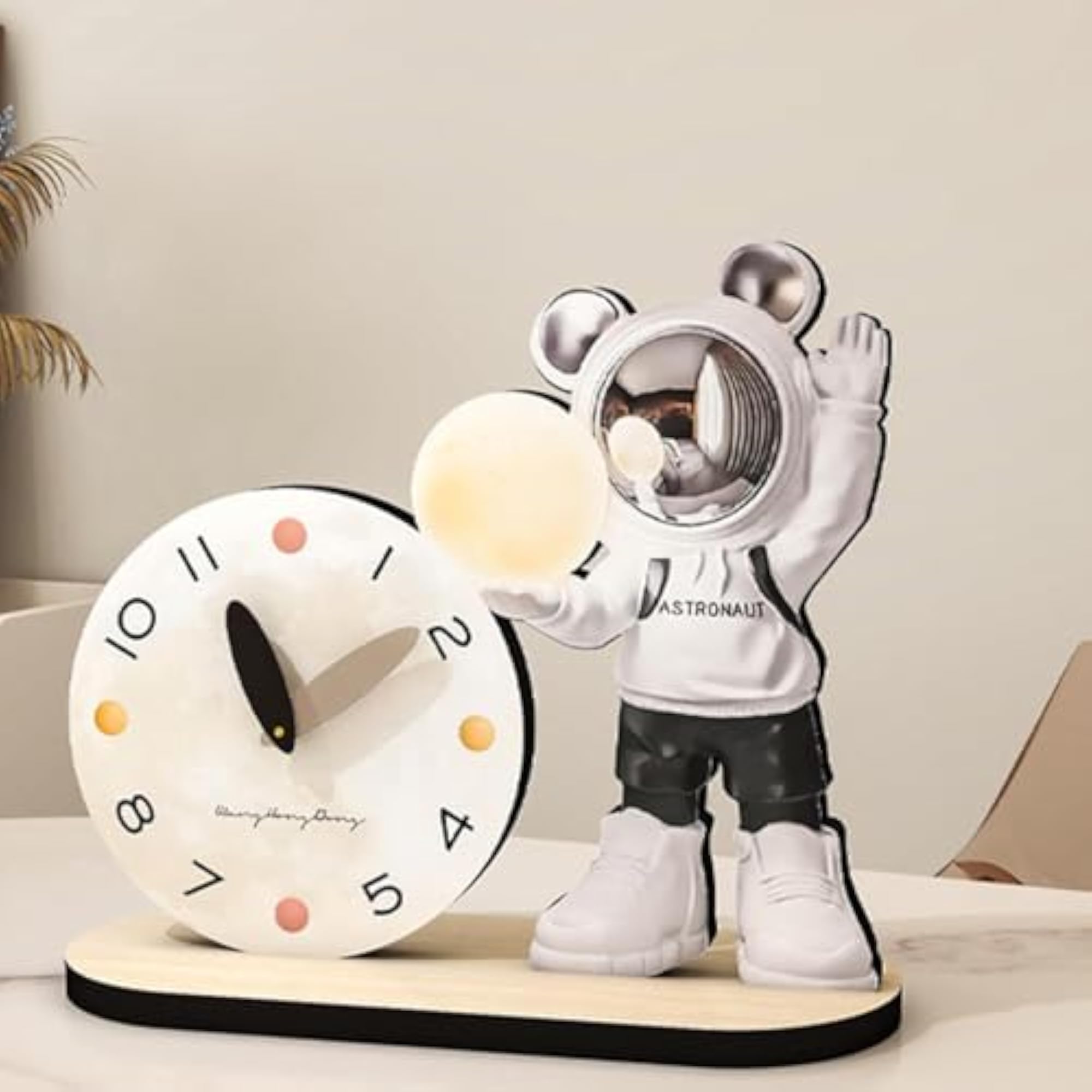 Nordic Mute Desk Clock for Kids Room and Office Decor