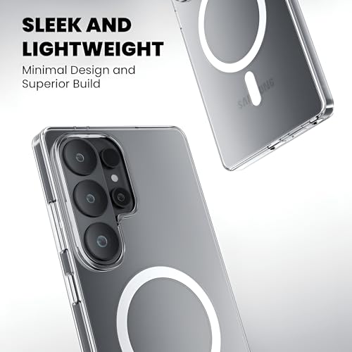 Image of Anti-Yellow Clear Case for Samsung Galaxy S26 Ultra | UV Shield Technology | Zero-Yellowing Formula | Drop Protection (TPU + Polycarbonate | Crystal Clear)
