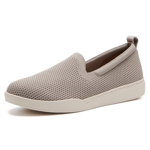 ABEO Women's Encore Knit Slip On Sneakers | Metatarsal Sneakers | Breathable Knit Slip On Sneakers | Womens Travel Sneakers | Built-in Metatarsal Pads