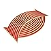 16pcs Moto de la Moto Roue Autocollants de Pneu de Ruban de Jante réfléchissant Moto décalques Auto pour Honda X11 CB 190R 400 1000R CBF 1000 600 Autocollant de Roue (Color : Red)