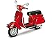 Figura a Escala  Original Vespa Mini Roja Año 1978 Escala 1:12, Maqueta Miniatura Juguete Regalo