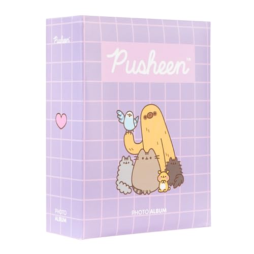 Grupo Erik 6x4 Photo Album - Pusheen Gifts For Cat Lovers | 10x15 cm, 100 Pockets Photo Albums 6x4, Memory Book | Cat Gifts Under 10 Pounds, Pusheen Merchandise