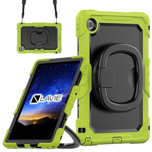 Aokil �Ή�For LAVIE Tab 10FHD4 (PC-TL103KAL) �n�[�h�P�[�X 360°��]�̎�����X�^���h ���|�� | NEC LAVIE Tab Lite TL103/KAL 10.1�C���`�p �P�[�X �c�u�������u�� ������t�� �V