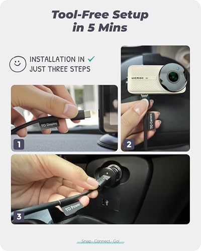 WEMOH Magnetic Baby Car Camera