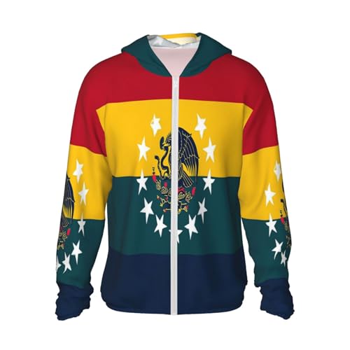 Sun Protection Hoodie Shirt Flag of Venezuela UPF 50+ Long Sleeve Outdoor Rash Guard for Men Women