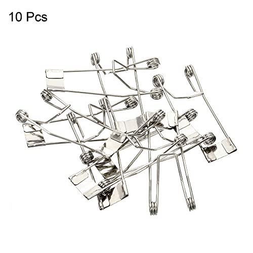 PATIKIL 60x22mm LED-Scheinwerfer Clip 10Pack Deckenleuchte Federklemme Scheinwerfer Haltefeder Leuchtdiode Einbauleuchte Halteklemme