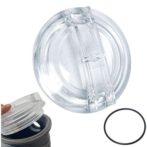 Dayysiuy - Tapa de repuesto para filtro de piscina, tapa de repuesto para gancho en O, transparente y resistente