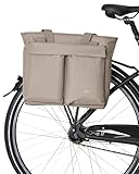 LARKSON Fahrradtaschen für Gepäckträger Damen & Herren Grau - Nova Bike - 2...