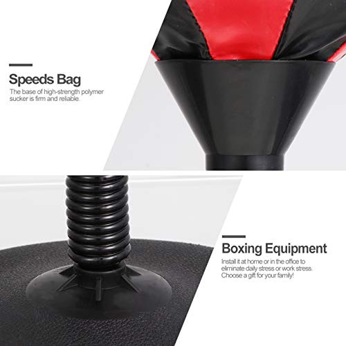 WINOMO Saco de pancada para mesa de trabalho, bola resistente para alívio de estresse, brinquedos de