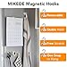 MIKEDE Magnetic Hooks, Strong Magnets Hooks Heavy Duty, Extra Strong Cruise Hook for Hanging, Industrial Metal Refrigerator Hooks for Cruise Cabins, Fridge, Kitchen, Grill-18 Pack-120lbs