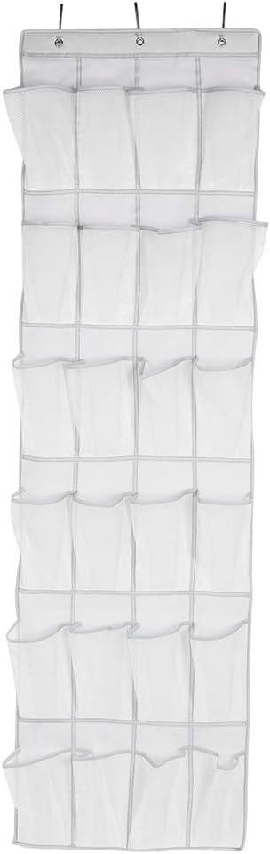 Bolsa Colgante Organizadora De Juguetes, 24 Bolsillos Transparentes - Para Muñecas LOL, Barbie, Accesorios Y Más (Rosa)