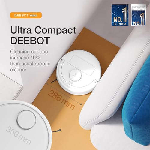 Image of ECOVACS DEEBOT MINI Omni 2 in 1 Robot Vacuum Cleaner & Mop, 2025 New Launch, 9000 Pa, Self-Emptying Omni Station, ZeroTangle 2.0, TrueMapping 2.0, 45℃ Hot Air Dry, Deep Mopping, One-Touch Self-Clean