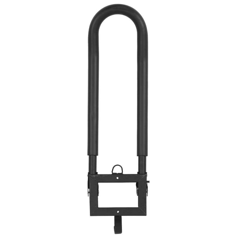 Supporto da parete per canoa, robusto espositore per kayak, per riporre gli interni delle barche da pesca, pieghevole e durevole, in ferro nero, confezione da 2