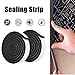 4m Casement Door Window Sponge Weatherproof Soundproof Gap Sealing Strip for Wind and Noise Reduction, Easy Installation with No Tools, Black, 3cm Single Roll or 1.5cm Width Double Rolls(3CM 1Roll)