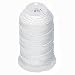 Simply Silk Beading Thread Cord Size FF White 0.015 Inch 0.38mm Spool 115 Yards for Stringing Weaving Knotting