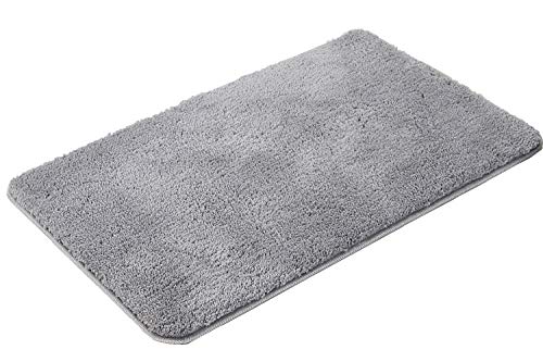 Mugee �o�X�}�b�g ���C�}�b�g ���ӂ��}�b�g �z�� ���� ����~�� �ӂ��ӂ� �R�� ������� �ې� �L�b�`�� ���� ���� (�O���[, 40×60cm)