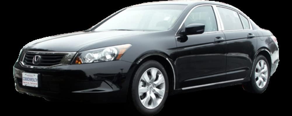 QAA is Compatible with 2008-2012 Honda Accord 2 Piece Stainless Rocker Panel Trim, On The Rocker, 1.25" Width TH28281