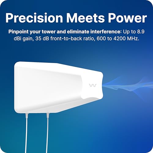 Image of Waveform 2x2 MIMO Antenna: DualPlus Kit | for 4G /5G Routers & Gateways | for T-Mobile Home Internet, Verizon, AT&T | Complete Kit w / 20' Cables & Adapters