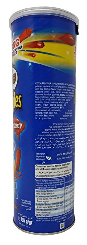 Image of Pringles Chips - Ketchup, 165g Tin