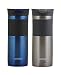 Contigo 20oz Byron SnapSeal Travel Mugs, Monaco Blue & Gunmetal