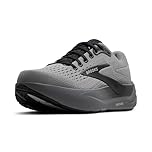 Brooks Men’s Ghost Max 3 Neutral Running & Walking Shoe, Primer Grey/Ebony, 14 Wide