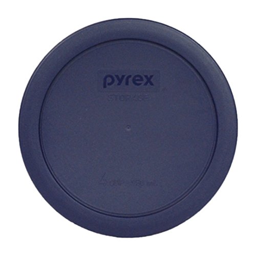 Pyrex 7201-PC Round 4 Cup Storage Lid for Glass Bowls (1, Navy Blue)