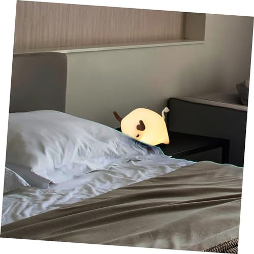 Lámpara de noche LED recargable USB diseño vaca miniatura 6