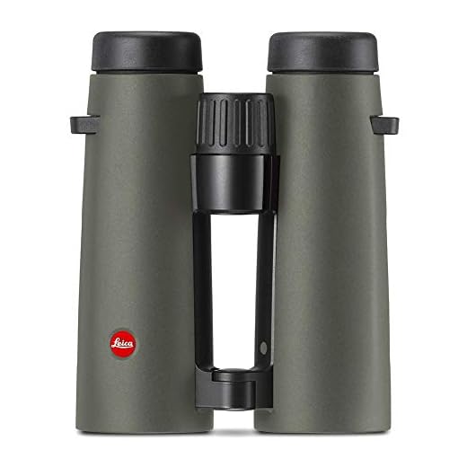 LEICA Noctivid 10x42 Robust Waterproof Nitrogen-Filled Binocular for Hunting and Birdwatching, Olive Green 40387