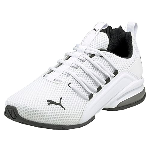 Image of PUMA Mens Axelion Puma White-Castlerock 12 Medium
