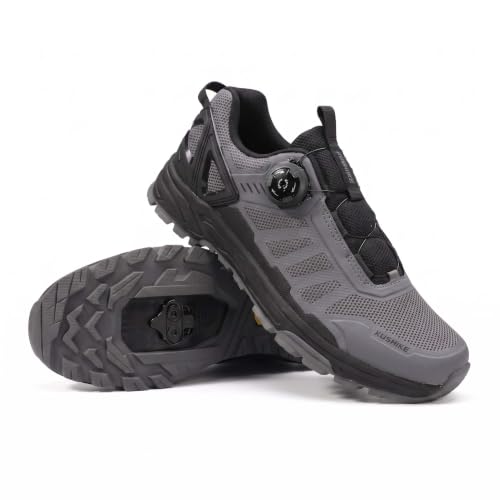 Unisex Cycling Shoes Compatible with Shimano, SPD, Look, MTB, Lightweight Road Bike Riding Shoes for Men & Women-Black-45 by kushike - Used condition - US$85.04