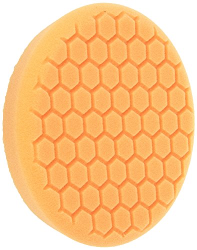 Chemical Guys BUFX_102_HEX Self-Centered Hex-Logic Medium-Heavy Cut Scratch and Swirl Remover, Orange (7.5 Inch Fits 7 Inch Backing Plate)