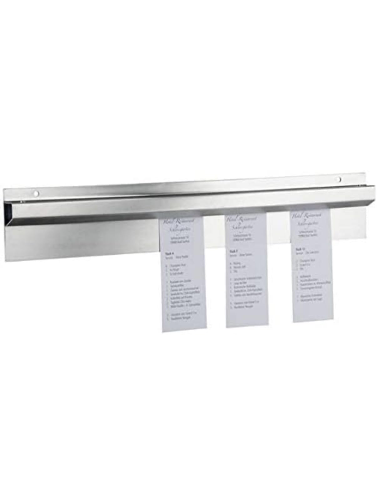 Chopra Metals 24inch Bill Rail Order Tab Grabber/Bill Rack/KOT Holder/Bill Holder for Hotel, Café, Bill Rail for Restaurants, Pubs & Bars. Size : 24inch.-image-10