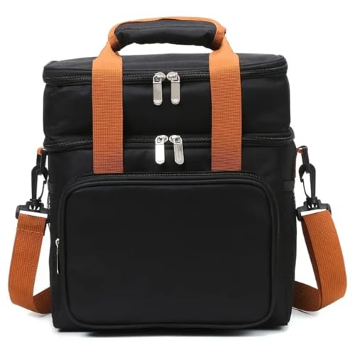 Genérico Bolsa térmica para almuerzo, Bolsa Porta Alimentos, Nevera portátil, Bolsa Isotérmica, Bolsa Comida Trabajo, Nevera Portátil con Correa Ajustable.