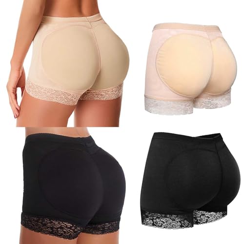 KUBDPQOR Fajas con Relleno de Glúteos - Bragas con Relleno para Mejorar la Figura y Resaltar la Silueta, Ideal para uso Diario y Ocasiones Especiales - Diseñadas para las Mujeres, Adecuado