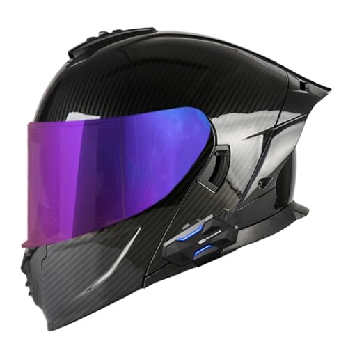 Casque moto modulable Bluetooth haut de gamme double visière homologué