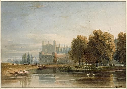 Impression d'art tableau vue d'Eton College par Varley sur toile 60x90cm